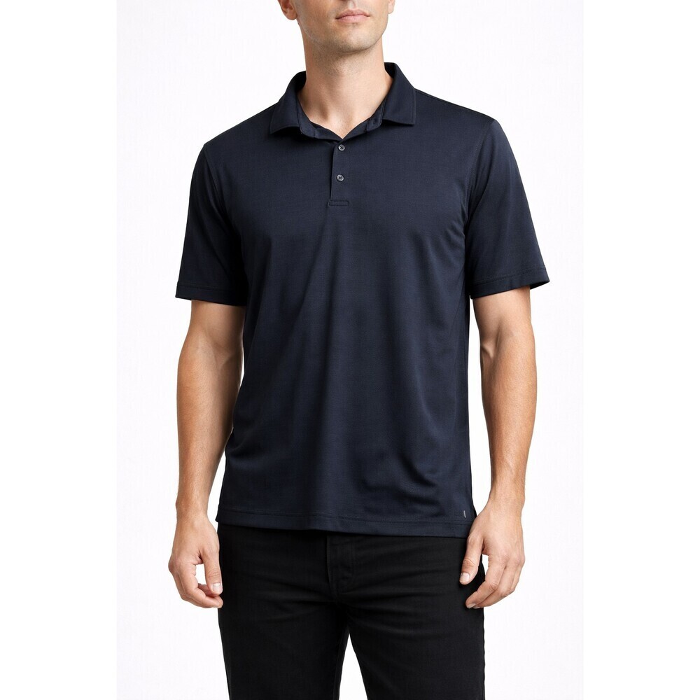 Lululemon Evolution Short Sleeve Polo Shirt Size Large Blue Nuny LM3EN0S